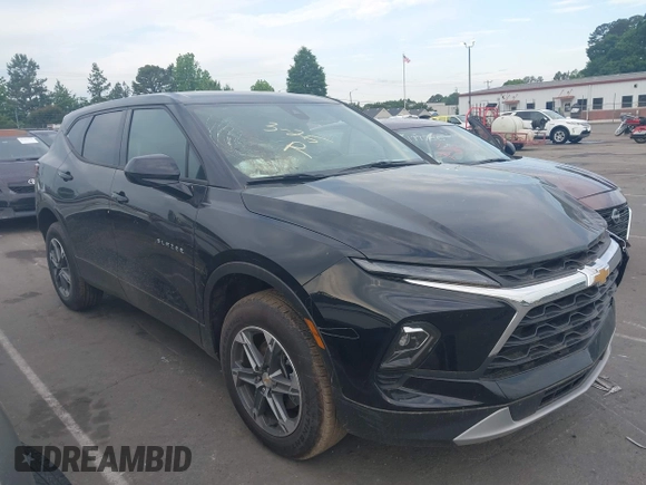 2025 Chevrolet Blazer LT with VIN 3GNKBHR43SS184196, listed as a IAAI auction lot 42223399 with 3,656 mi miles and . Bid and sale history available at DreamBid. Image 13.