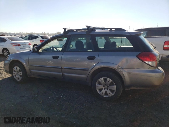 2008 Subaru Outback z VIN 4S4BP60C186315976, wystawiony jako Copart lot #50186035 z przebiegiem 266 753 mil mil oraz Czysty tytuł • Clean title. Historia ofert i sprzedaży dostępna na DreamBid. Obrazek 2.
