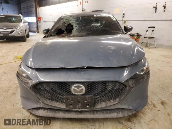 2023 Mazda 3 S Carbon Edition with VIN JM1BPBLMXP1610653, listed as a Copart auction lot 43354925 with Not Provided miles and Salvage Title. Bid and sale history available at DreamBid. Image 5.
