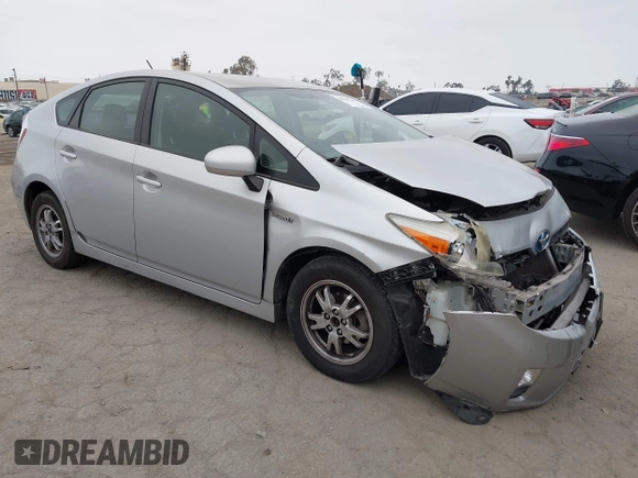 2011 Toyota Prius I with VIN JTDKN3DU5B0261149, listed as a IAAI auction lot 42041188 with 190,787 mi miles. Bid and sale history available at carsss.com. Image 1.
