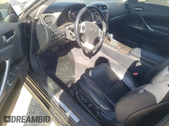 2011 Lexus IS 250 C with VIN JTHFF2C23B2515419, listed as a Copart auction lot 50800855 with 170,079 mi miles and Salvage title. Bid and sale history available at DreamBid. Image 8.
