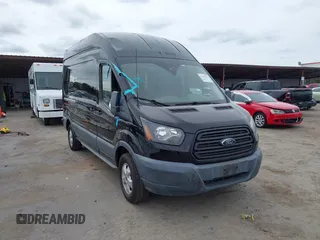2017 Ford Transit with VIN 1FTYR2XM0HKB54687, listed as a IAAI auction lot 41608746 with 57,744 mi miles. Bid and sale history available at carsss.com. Image 1.
