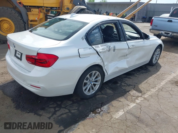 2016 BMW 3 Series 320i with VIN WBA8A9C52GK617133, listed as a IAAI auction lot 42029140 with 59,113 mi miles. Bid and sale history available at carsss.com. Image 4.