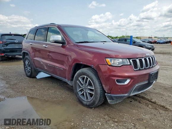 2022 Jeep Grand Cherokee Limited with VIN 1C4RJEBG9NC186848, listed as a Copart auction lot 59087565 with 52,900 mi miles and Salvage title. Bid and sale history available at DreamBid. Image 4.