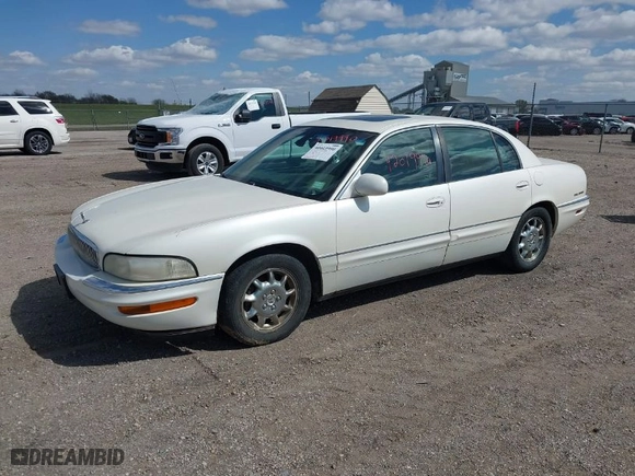 2002 Buick Park Avenue with VIN 1G4CW54K324235858, listed as a IAAI auction lot 42019990 with 263,604 mi miles. Bid and sale history available at carsss.com. Image 2.