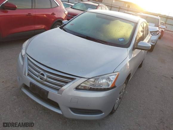 2014 Nissan Sentra SR with VIN 3N1AB7AP6EY205793, listed as a IAAI auction lot 42043133 with 127,356 mi miles. Bid and sale history available at carsss.com. Image 2.