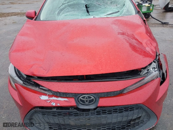 2020 Toyota Corolla LE with VIN 5YFEPRAE1LP096201, listed as a IAAI auction lot 41808175 with 90,111 mi miles. Bid and sale history available at carsss.com. Image 20.