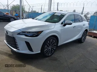 2024 Lexus RX with VIN 2T2BBMCA2RC048595, listed as a IAAI auction lot 42040110 with 9,665 mi miles. Bid and sale history available at carsss.com. Image 17.