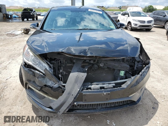 2016 Hyundai Sonata Sport with VIN 5NPE34AF0GH398492, listed as a Copart auction lot 55411575 with 103,736 mi miles and Salvage Title. Bid and sale history available at DreamBid. Image 5.