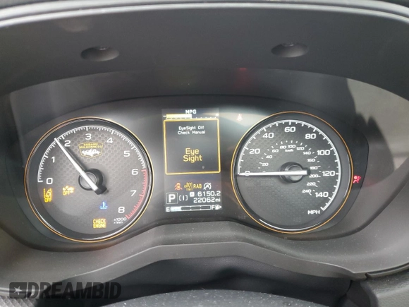 2023 Subaru Forester Wilderness with VIN JF2SKAMC5PH410254, listed as a Copart auction lot 62316355 with 22,062 mi miles and Salvage title. Bid and sale history available at DreamBid. Image 9.
