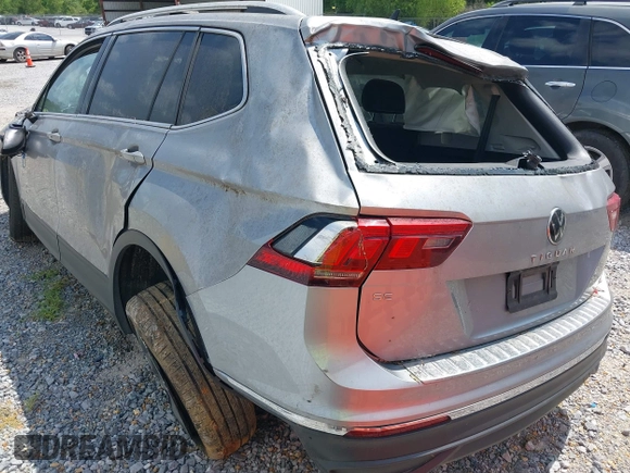 2022 Volkswagen Tiguan SE z VIN 3VV3B7AXXNM167936, wystawiony jako IAAI lot #42608826 z przebiegiem Nie podano mil oraz . Historia ofert i sprzedaży dostępna na DreamBid. Obrazek 3.