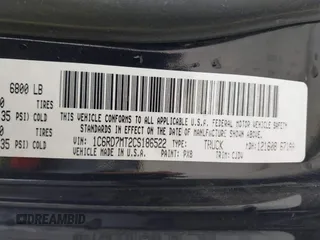 2012 Ram 1500 Sport с VIN 1C6RD7MT2CS186522, выставлен на аукционе IAAI как лот 42006098 с пробегом 158 618 миль миль и . История ставок и продаж доступна на DreamBid. Изображение 9.