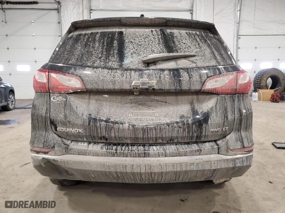 2020 Chevrolet Equinox LT with VIN 3GNAXUEV7LL316604, listed as a Copart auction lot 46686915 with 71,793 mi miles and Salvage Title. Bid and sale history available at carsss.com. Image 6.