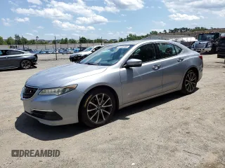 2015 Acura TLX Technology with VIN 19UUB2F54FA015504, listed as a Copart auction lot 61725165 with 94,108 mi miles and Salvage title. Bid and sale history available at DreamBid. Image 1.