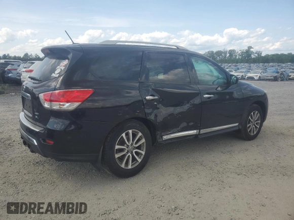 2014 Nissan Pathfinder SL with VIN 5N1AR2MM9EC717792, listed as a Copart auction lot 54823555 with 119,630 mi miles and Clean title. Bid and sale history available at DreamBid. Image 3.