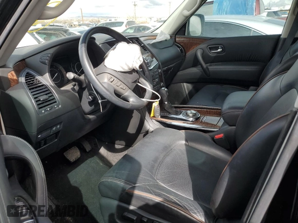 2020 Nissan Armada SL with VIN JN8AY2NC3L9621930, listed as a Copart auction lot 87659145 with 48,285 mi miles and Salvage Title. Bid and sale history available at carsss.com. Image 7.