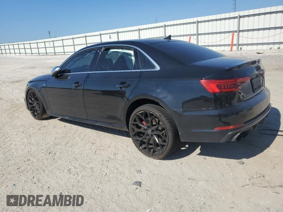 2018 Audi S4 Premium Plus with VIN WAUB4AF48JA003184, listed as a Copart auction lot 57001074 with 60,468 mi miles and Non Repairable. Bid and sale history available at carsss.com. Image 2.