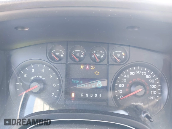 2010 Ford F-150 XL with VIN 1FTMF1CW5AFC82124, listed as a IAAI auction lot 41801737 with 214,761 mi miles and . Bid and sale history available at DreamBid. Image 7.