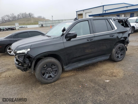 2023 Chevrolet Tahoe Commercial with VIN 1GNSKLED5PR514391, listed as a Copart auction lot 81588974 with 32,864 mi miles and Salvage Title. Bid and sale history available at carsss.com. Image 1.