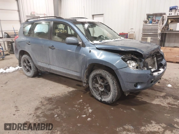 2008 Toyota RAV4 with VIN JTMBD33V785197155, listed as a IAAI auction lot 41279359 with 348,258 mi miles. Bid and sale history available at carsss.com. Image 1.