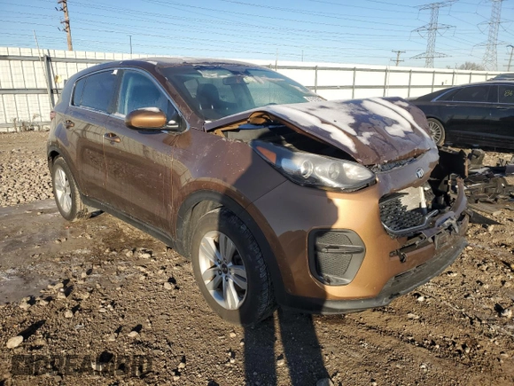 2018 Kia Sportage LX with VIN KNDPM3ACXJ7475015, listed as a Copart auction lot 87910845 with 139,946 mi miles and Salvage Title. Bid and sale history available at DreamBid. Image 4.