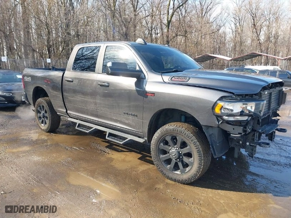 2019 Ram 2500 Big Horn with VIN 3C6UR5DJ9KG711726, listed as a IAAI auction lot 41559314 with 86,699 mi miles. Bid and sale history available at carsss.com. Image 1.