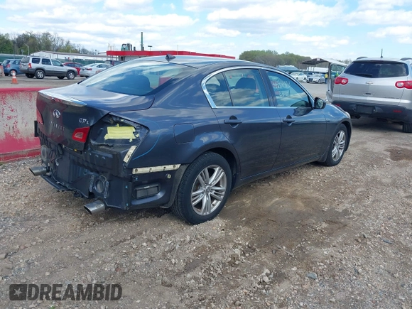 2013 Infiniti G37 x with VIN JN1CV6AR5DM758657, listed as a IAAI auction lot 42044181 with 93,917 mi miles and . Bid and sale history available at carsss.com. Image 4.