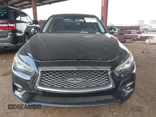 2019 Infiniti Q50 Luxe with VIN JN1EV7ARXKM593846, listed as a IAAI auction lot 42773548 with 57,165 mi miles and . Bid and sale history available at DreamBid. Image 12.