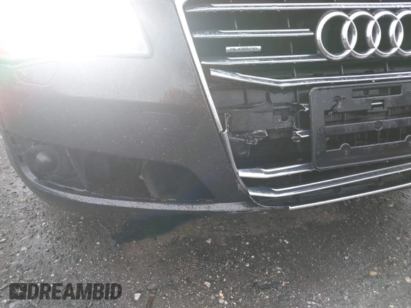 2012 Audi A8 L with VIN WAURVAFD7CN011767, listed as a IAAI auction lot 41848096 with 98,397 mi miles. Bid and sale history available at carsss.com. Image 6.