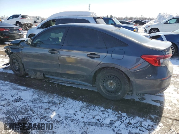 2022 Honda Civic Sedan Sport with VIN 2HGFE2F57NH119016, listed as a Copart auction lot 47382465 with 91,397 mi miles and Salvage Title. Bid and sale history available at carsss.com. Image 2.