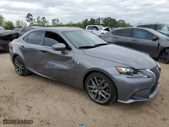 2015 Lexus IS 350 with VIN JTHBE1D21F5021347, listed as a Copart auction lot 50865885 with 151,773 mi miles and Salvage Title. Bid and sale history available at carsss.com. Image 4.