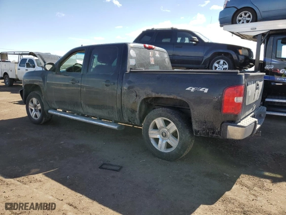 2007 Chevrolet Silverado 1500 LTZ with VIN 3GCEK13M77G548071, listed as a Copart auction lot 47145505 with 151,400 mi miles and Salvage Title. Bid and sale history available at carsss.com. Image 2.