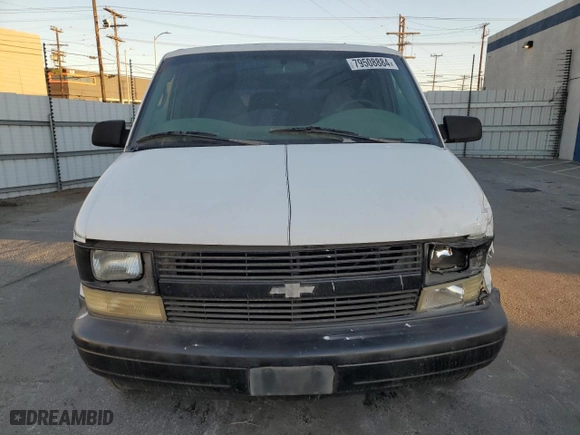 2003 Chevrolet Astro Cargo Van with VIN 1GCDM19X53B126066, listed as a Copart auction lot 79508884 with 153,780 mi miles and Salvage Title. Bid and sale history available at carsss.com. Image 5.