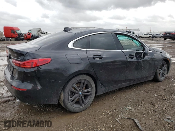 2021 BMW 2 Series 228i with VIN WBA53AK00M7H79347, listed as a Copart auction lot 44978665 with 56,538 mi miles and Salvage title. Bid and sale history available at DreamBid. Image 3.
