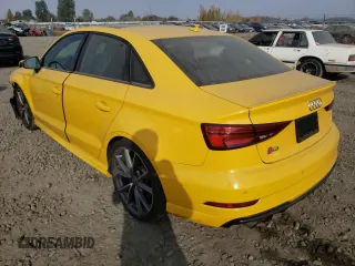 2018 Audi S3 Premium Plus with VIN WAUB1GFFXJ1016063, listed as a Copart auction lot 63621992 with 31,886 mi miles. Bid and sale history available at carsss.com. Image 3.