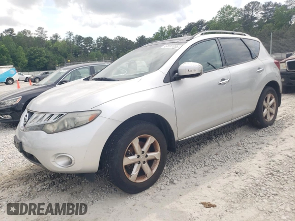 2010 Nissan Murano SL with VIN JN8AZ1MW9AW139254, listed as a Copart auction lot 54681055 with 193,041 mi miles and Clean Title. Bid and sale history available at carsss.com. Image 1.