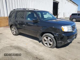 2013 Honda Pilot EX-L with VIN 5FNYF4H59DB003480, listed as a Copart auction lot 50024455 with 120,957 mi miles and Salvage Title. Bid and sale history available at DreamBid. Image 4.