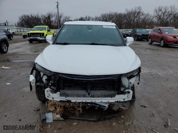 2022 Chevrolet Blazer LT with VIN 3GNKBCR42NS136213, listed as a Copart auction lot 44259145 with 60,602 mi miles and Salvage Title. Bid and sale history available at carsss.com. Image 5.