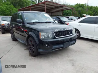 2013 Land Rover Range Rover Sport SC with VIN SALSH2E49DA767430, listed as a IAAI auction lot 42122006 with 112,868 mi miles. Bid and sale history available at carsss.com. Image 1.