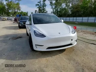 2022 Tesla Model Y Long Range with VIN 7SAYGDEE4NF398710, listed as a Copart auction lot 50510375 with 46,430 mi miles and Non Repairable. Bid and sale history available at DreamBid. Image 14.