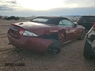 2013 Jaguar XK with VIN SAJWA4GB0DLB50530, listed as a Copart auction lot 82715724 with 24,634 mi miles and Salvage Title. Bid and sale history available at carsss.com. Image 3.