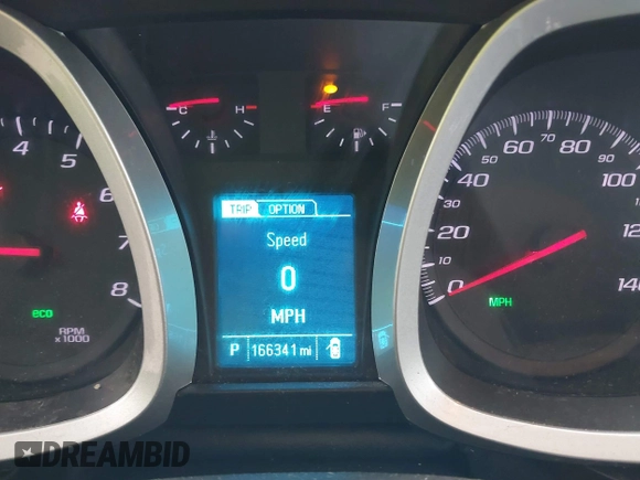 2017 Chevrolet Equinox LT with VIN 2GNALCEK1H1617387, listed as a IAAI auction lot 40962088 with 166,341 mi miles. Bid and sale history available at carsss.com. Image 7.