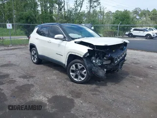 2018 Jeep Compass Limited z VIN 3C4NJDCB6JT178250, wystawiony jako IAAI lot #42468751 z przebiegiem 142 502 mil mil oraz . Historia ofert i sprzedaży dostępna na DreamBid. Obrazek 1.