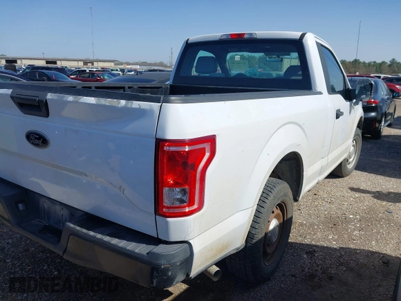 2017 Ford F-150 XL with VIN 1FTMF1C87HKD44271, listed as a IAAI auction lot 41666798 with 158,387 mi miles. Bid and sale history available at carsss.com. Image 4.