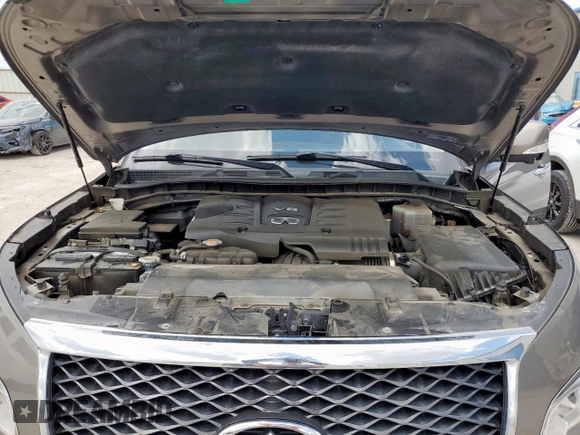 2017 Infiniti QX80 with VIN JN8AZ2NF9H9641338, listed as a Copart auction lot 56565675 with 164,024 mi miles and Salvage title. Bid and sale history available at DreamBid. Image 12.