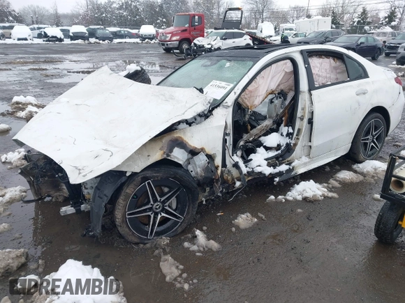 2023 Mercedes-Benz C 300 with VIN W1KAF4HB9PR075498, listed as a IAAI auction lot 41536091 with Not Provided miles and . Bid and sale history available at DreamBid. Image 2.