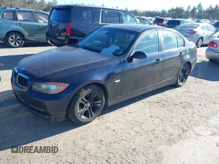 2008 BMW 3 Series 328xi with VIN WBAVC73508KX91012, listed as a IAAI auction lot 41291210 with 176,184 mi miles. Bid and sale history available at carsss.com. Image 2.