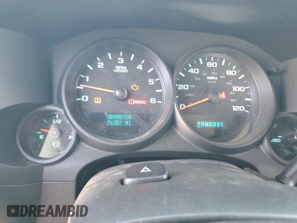 2010 Chevrolet Silverado 1500 LS with VIN 1GCSCREA2AZ113483, listed as a Copart auction lot 45420265 with 76,387 mi miles and Salvage Title. Bid and sale history available at carsss.com. Image 9.