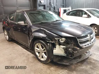 2012 Dodge Avenger SE with VIN 1C3CDZAGXCN287490, listed as a IAAI auction lot 42142222 with 122,310 mi miles and . Bid and sale history available at carsss.com. Image 1.