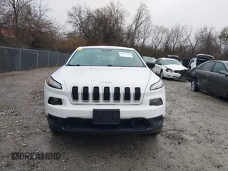 2014 Jeep Cherokee Sport with VIN 1C4PJMAB3EW287020, listed as a IAAI auction lot 41040643 with 134,417 mi miles. Bid and sale history available at carsss.com. Image 12.